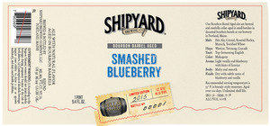 Shipyard Brewing Co. Smashed Blueberry July 2015
