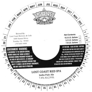 Lost Coast Brewery Lost Coast Red India Pale Ale