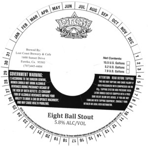 Lost Coast Brewery Eight Ball Stout