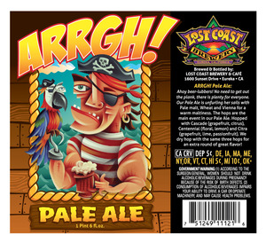 Lost Coast Brewery Arrgh! Pale Ale July 2015