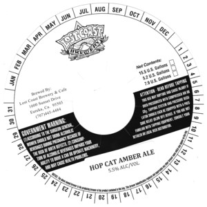 Lost Coast Brewery Hop Cat Amber Ale