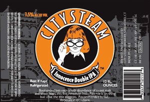 City Steam Innocence Double IPA July 2015