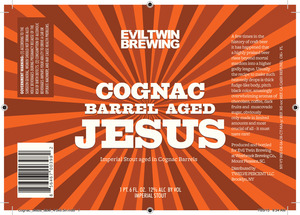 Evil Twin Brewing Cognac Jesus July 2015