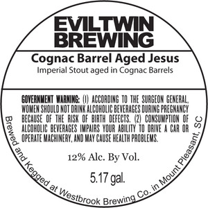 Evil Twin Brewing Cognac Jesus July 2015