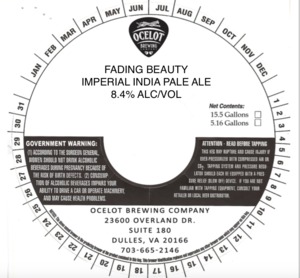 Fading Beauty Imperial India Pale Ale July 2015