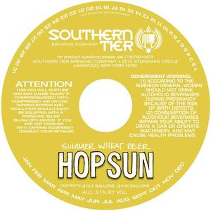 Southern Tier Brewing Company Hop Sun Summer Wheat