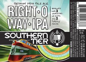 Southern Tier Brewing Company Right O Way IPA