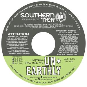 Southern Tier Brewing Company Unearthly