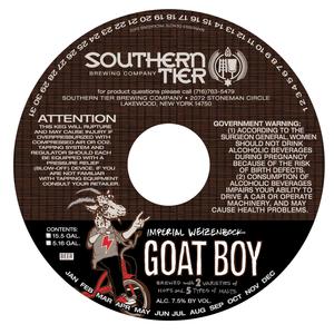 Southern Tier Brewing Company Goat Boy Imperial Weizenbock July 2015
