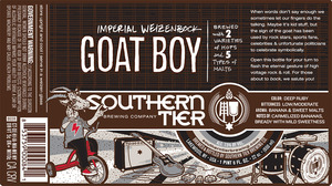 Southern Tier Brewing Company Goat Boy Imperial Weizenbock July 2015