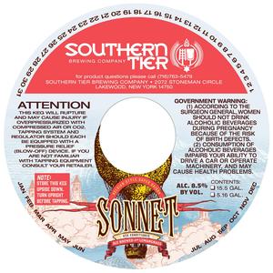 Southern Tier Brewing Company Sonnet