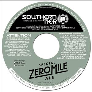 Southern Tier Brewing Company Zero Mile Special Ale