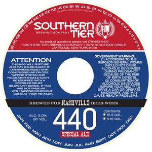 Southern Tier Brewing Company Nashville 440