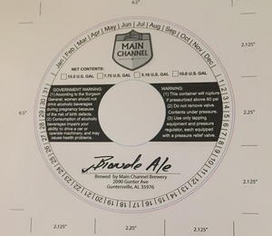 Main Channel Blonde Ale July 2015