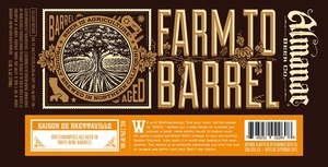 Almanac Beer Co. Saison De Brettaville July 2015