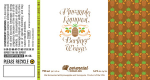 Perennial Artisan Ales Pineapple Kumquat Berliner Weisse