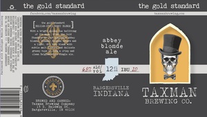 The Gold Standard Abbey Blonde Ale July 2015