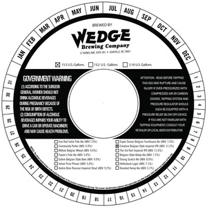 Wedge Brewing Company Creature Belgian-style Imperial IPA