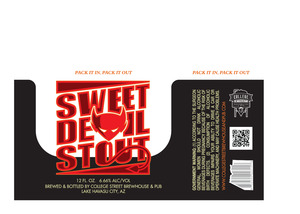 College Street Brewhouse & Pub Sweet Devil Stout