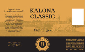 Kalona Classic Light Lager