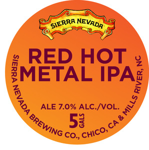 Sierra Nevada Red Hot Metal IPA July 2015