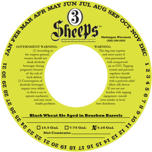 3 Sheeps Brewing Co. Baaad Boy Bourbon Barreled