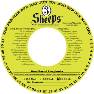 3 Sheeps Brewing Co. Ewephoria Aged In Rum Barrels July 2015