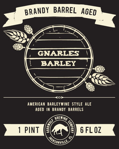 Aardwolf Brewing Company Brandy Barrel Aged Gnarles Barley