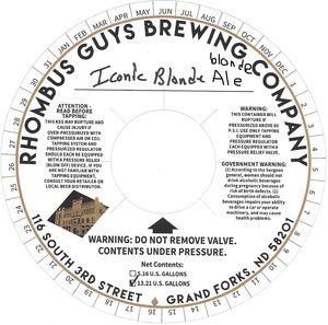 Iconic Blonde Blonde Ale July 2015