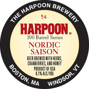 Harpoon Nordic Saison July 2015