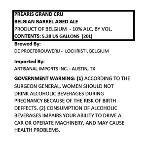 Prearis Grand Cru July 2015