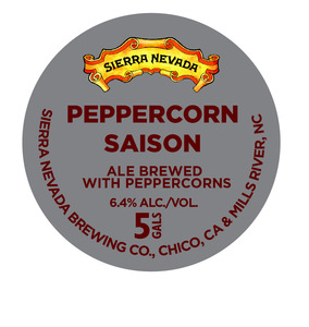 Sierra Nevada Peppercorn Saison July 2015