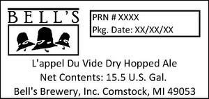 Bell's L'appel Du Vide Dry Hopped Ale July 2015