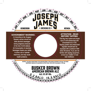 Joseph James Brewing Co., Inc. Busker Brown