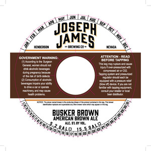 Joseph James Brewing Co., Inc. Busker Brown