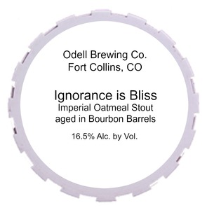 Odell Brewing Company Ignorance Is Bliss July 2015