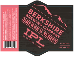 Berkshire Brewing Company Berkshire Brewers Series India Pale Lage