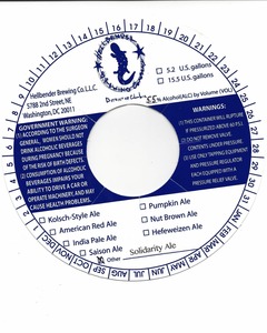 Hellbender Brewing Company Solidarity Ale July 2015