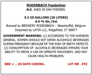 Rodenbach Foederbier July 2015