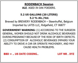 Rodenbach Session July 2015