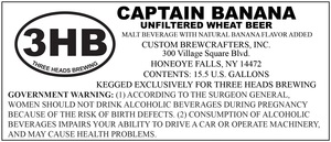 Three Heads Brewing Captain Banana