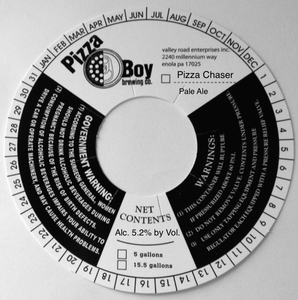 Pizza Boy Brewing Co. Pizza Chaser