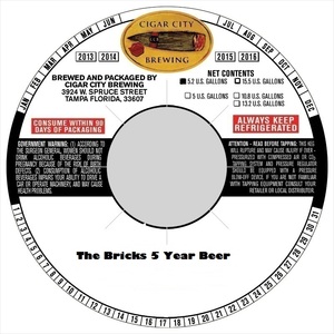 The Bricks 5 Year Beer 