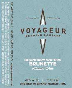 Boundary Waters Brunette Brown Ale July 2015