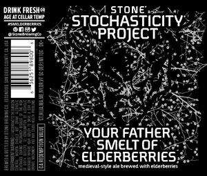 Stone Stochasticity Project Your Father Smelt Of Elderberries