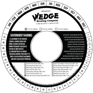 Wedge Brewing Company Vadim Bora Russian Imperial Stout