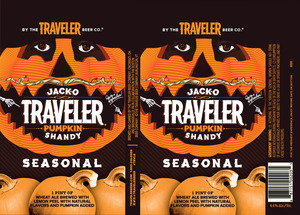 Jack-o-traveler Pumpkin Shandy July 2015