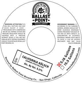 Ballast Point California Kolsch