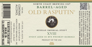 North Coast Brewing Co. Barrel Aged Old Rasputin