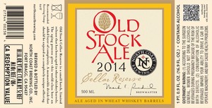 North Coast Brewing Co. Old Stock 2014 Cellar Reserve July 2015
